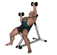 Dumbbell Press - Incline Alternate